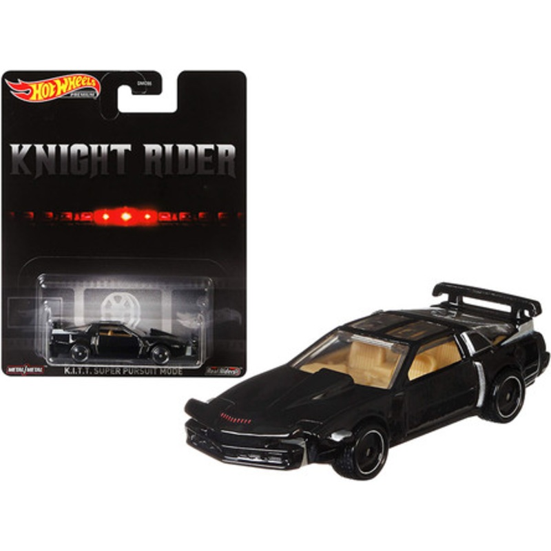 K.I.T.T. Super Pursuit Mode Black "Knight Rider" (1982) TV Series Diecast Model Car by Hot Wheels