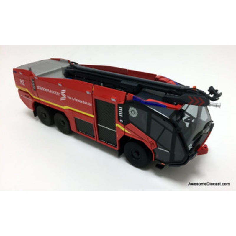 Wiking 1:43 Rosenbauer Panther 6x6 ARFF Airport Crash Truck w/ Boom Snozzle: Shannon Airport - Dublin