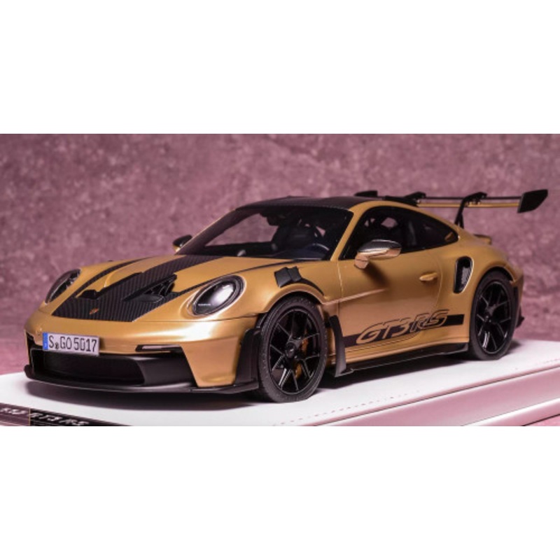 1/18 Ivy Merit Porsche 911 992 GT3 RS Weissach Package (Gold with Black Wheels) Car Model Limited 25 Pieces