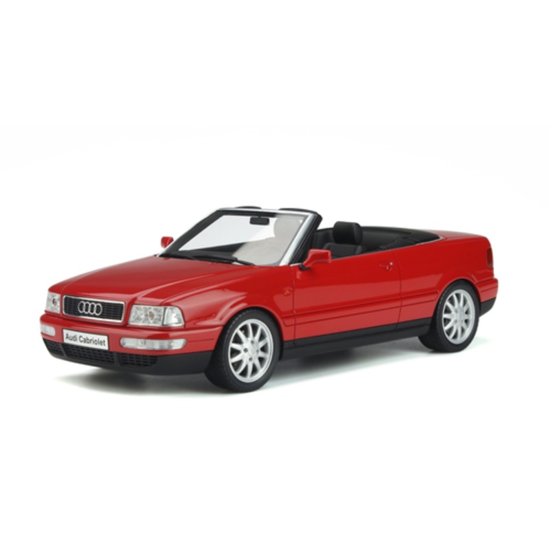 1/18 OTTO Audi 80 Cabriolet (B3) 2.8l (Red) Resin Car Model Limited (Jan 2021)