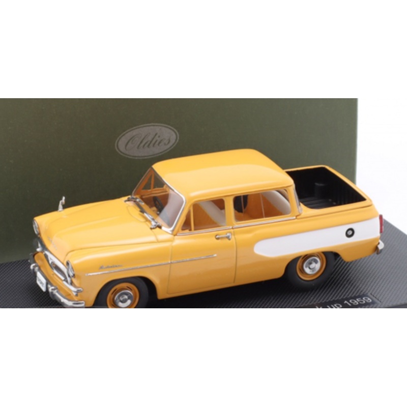 1/43 Ebbro 1959 Toyopet Masterline Double Pick-Up (Yellow) Car Model