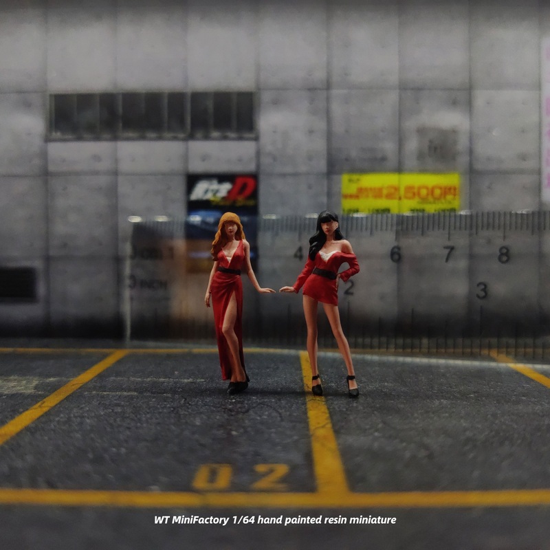 WT Minifactory 1:64 Female Model In Red Duo WT2025042905
