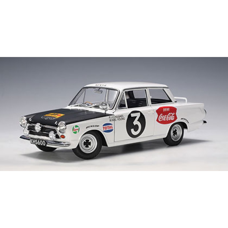 1/18 AUTOart 1964 LOTUS MK1 MKI RALLY HUGE / OUNG #3 (RALLY SAFARI) Diecast Car Model 86428