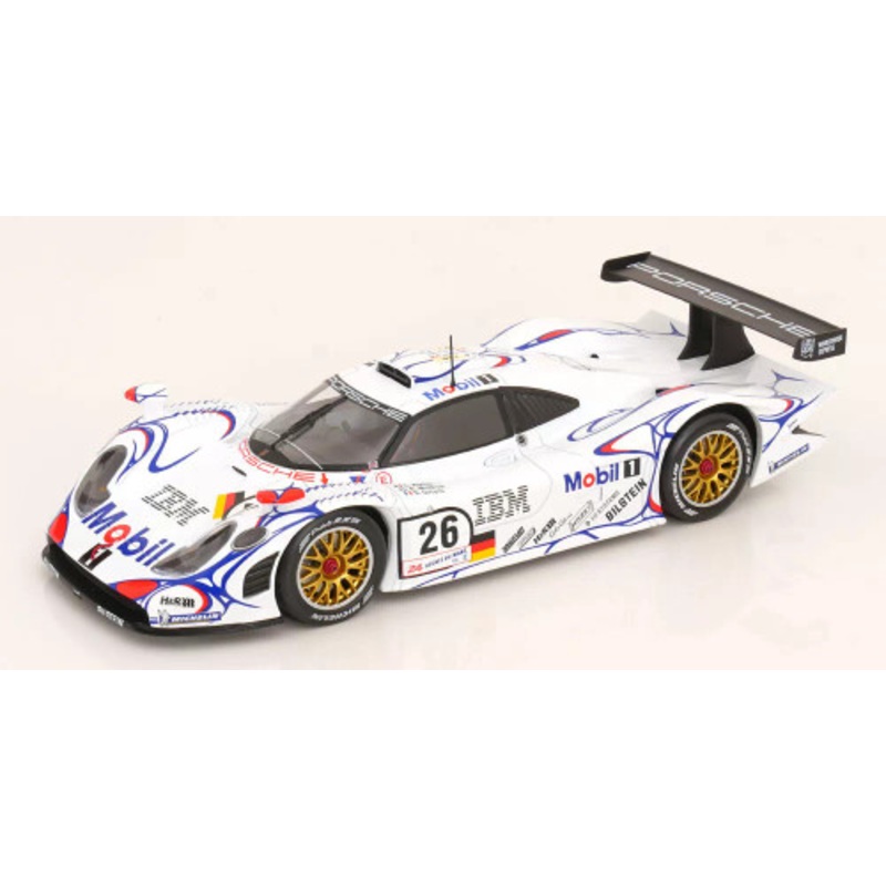 1/18 Werk83 1998 Porsche 911 GT1 #26 Winner 24h LeMans Porsche AG Laurent Aiello, Allan McNish, Stphane Ortelli Car Model