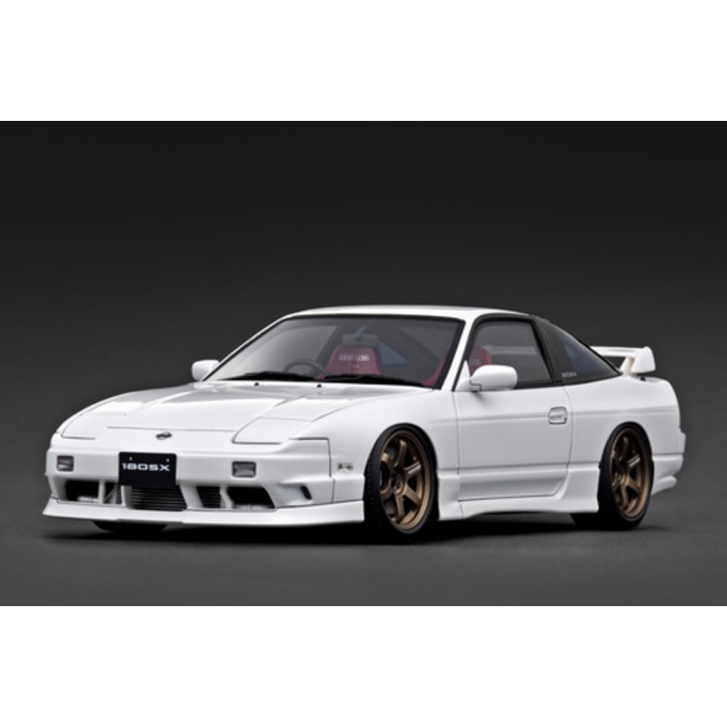 1/18 Ignition Model Nissan 180SX TYPE X (RPS13) (White) Car Model