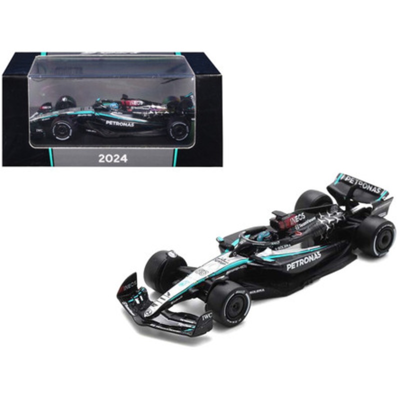 1/64 Spark 2024 Formula 1 Mercedes-AMG PETRONAS F1 Team No.63 W15 E Performance George Russell Car Model