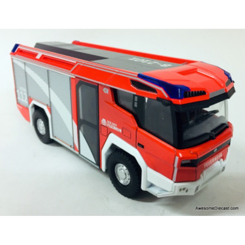 Wiking 1:43 Rosenbauer RT Electric Fire Truck: Berlin Fire Service, Germany