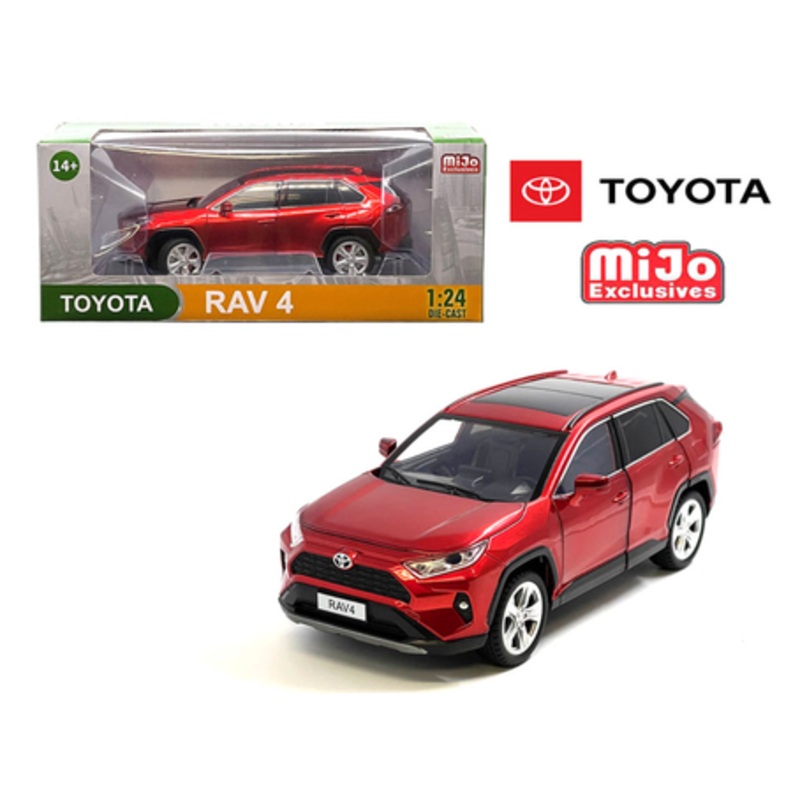 1/24 Toyota Rav4 Hybrid XSE Fifth generation (XA50 2018-Current) (Red) Diecast Car Model