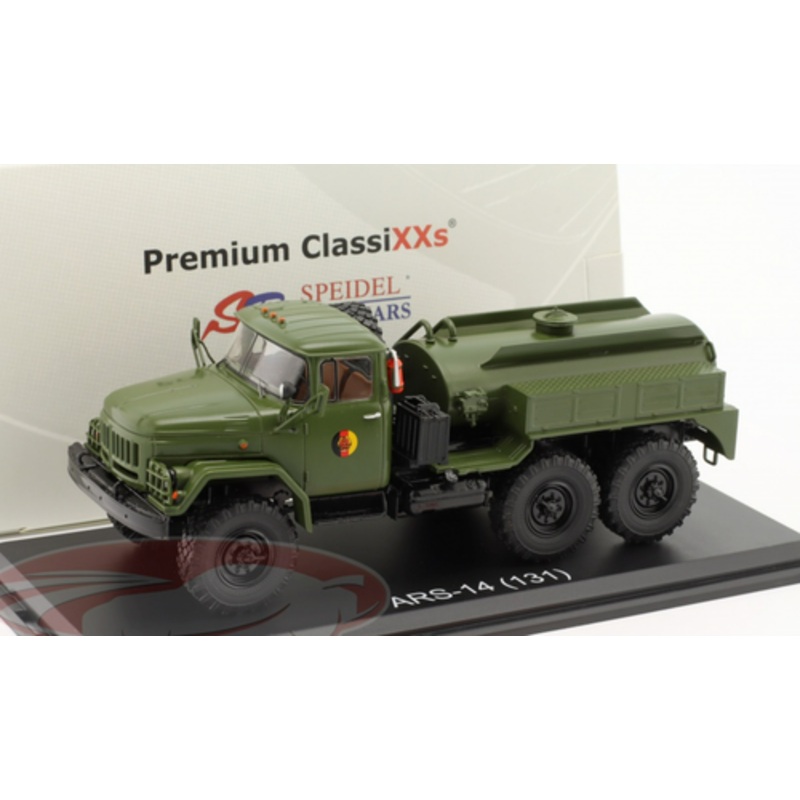1/43 Premium Classixxs ZIL 131, ARS-14 Tank Truck Military Vehicle (Olive Green) Car Model