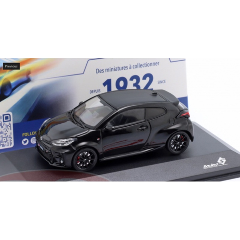 1/43 Solido 2020 Toyota GR Yaris (Black) Diecast Car Model