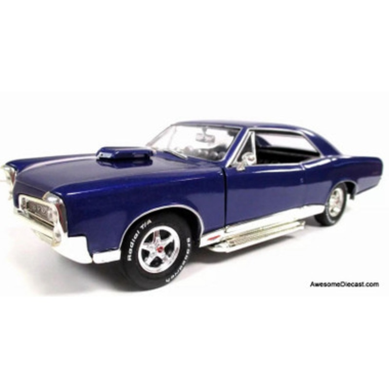 1967 Pontiac GTO, Metallic Blue (Xander Cage's) 1:18 Diecast Model Car by American Muscle