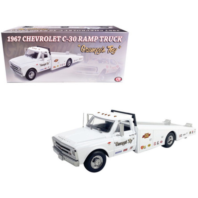 1/18 ACME 1967 Chevrolet C-30 Ramp Truck (Grumpy's Toy) Diecast Car Model