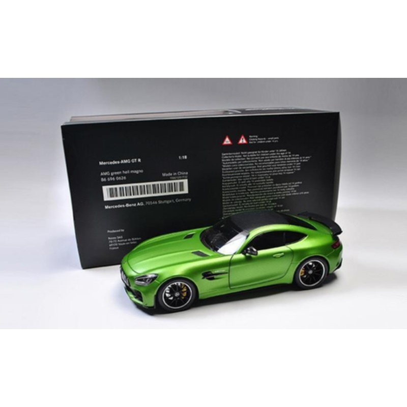 1/18 Dealer Edition Mercedes-Benz MB Mercedes AMG GTR (Green Hell Magno) Diecast Car Model