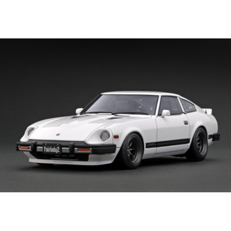 1/18 Ignition Model Nissan Fairlady Z (S130) White Car Model