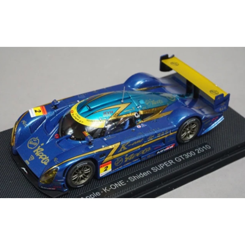 1/43 Ebbro 2010 Mooncraft Shiden #2 Super GT Series Apple K-ONE Shiden Hiroki Katoh, Hiroshi Hamaguchi Car Model