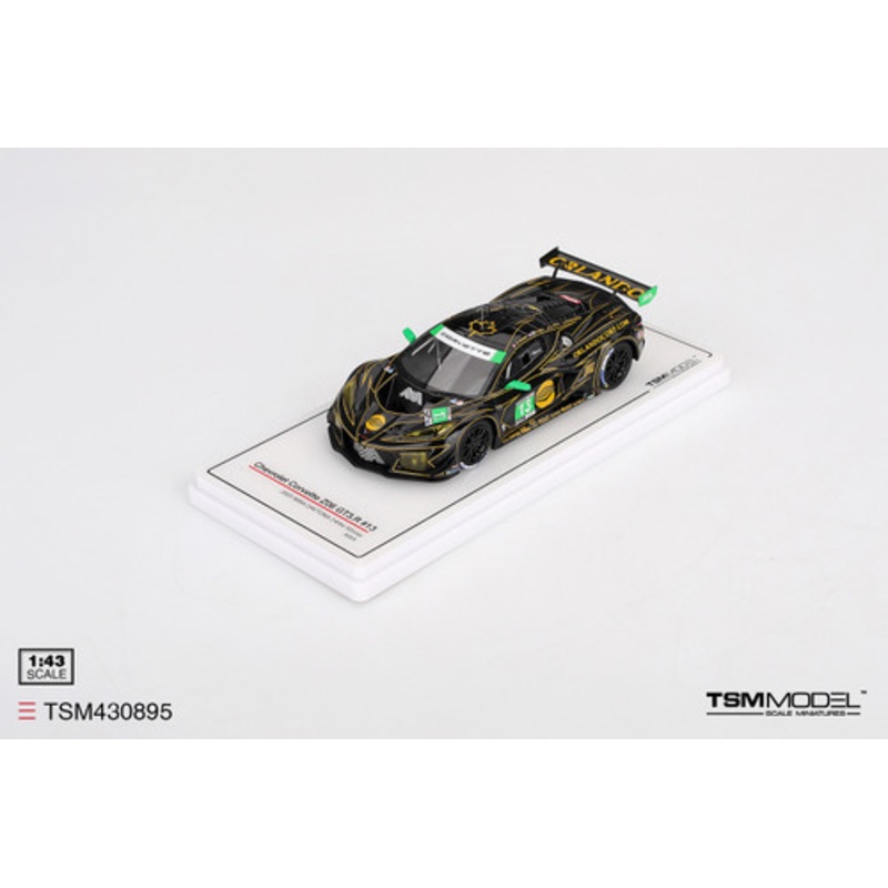 1/43 TSM Chevrolet Corvette Z06 GT3.R #13 AWA Racing 2025 IMSA Daytona 24 Hrs Class Winner Car Model