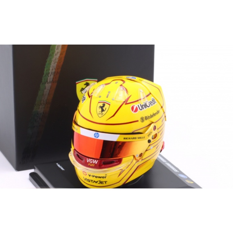 1/5 Looksmart 2025 Formula 1 Scuderia Ferrari HP F1 Test Fiorano #44 Lewis Hamilton Helmet Model