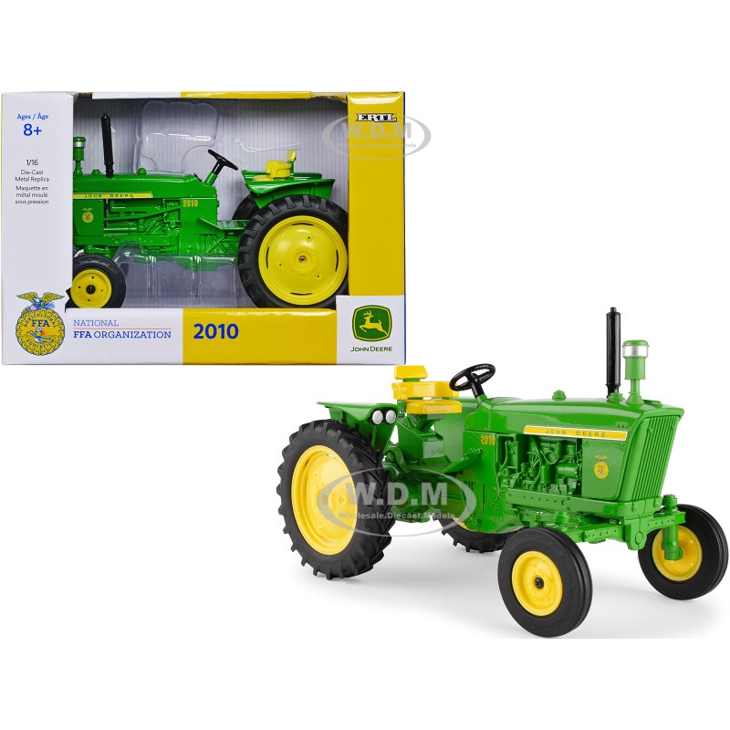 John Deere 2010 Tractor Green "National FFA Organization" Series 1/32 Diecast Model by ERTL TOMY