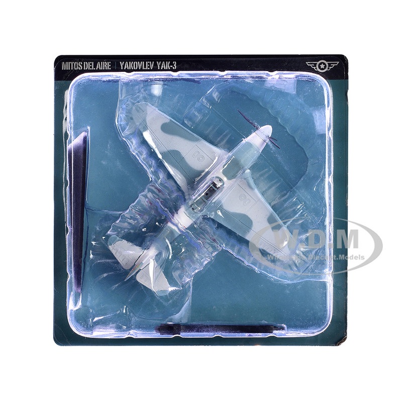 Yakovlev Yak-3 Fighter Aircraft "14th GvIAP, VVS of the Baltic Fleet, Semen Rogovoy" Soviet Air Force (1944) "Planes of World War II" Series 1/72 Diecast Model Airplane by Luppa