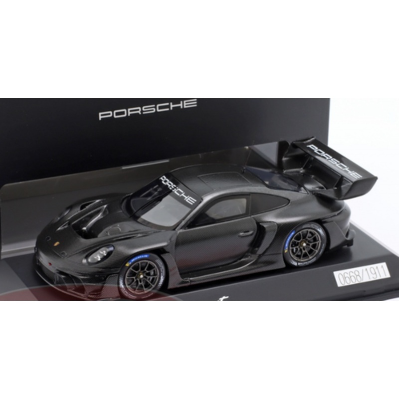 1/43 Dealer Edition Porsche 911 GT3 R Rennsport (Carbon Black) Car Model