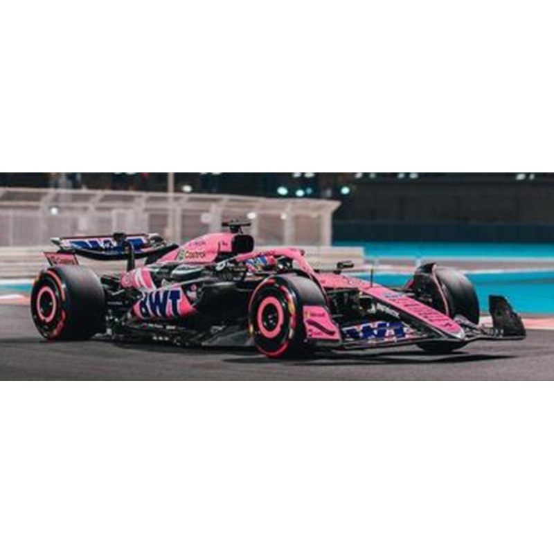1/64 Spark 2024 Formula 1 BWT Alpine F1 Team A524 #61 Abu Dhabi GP 2024 Jack Doohan Car Model