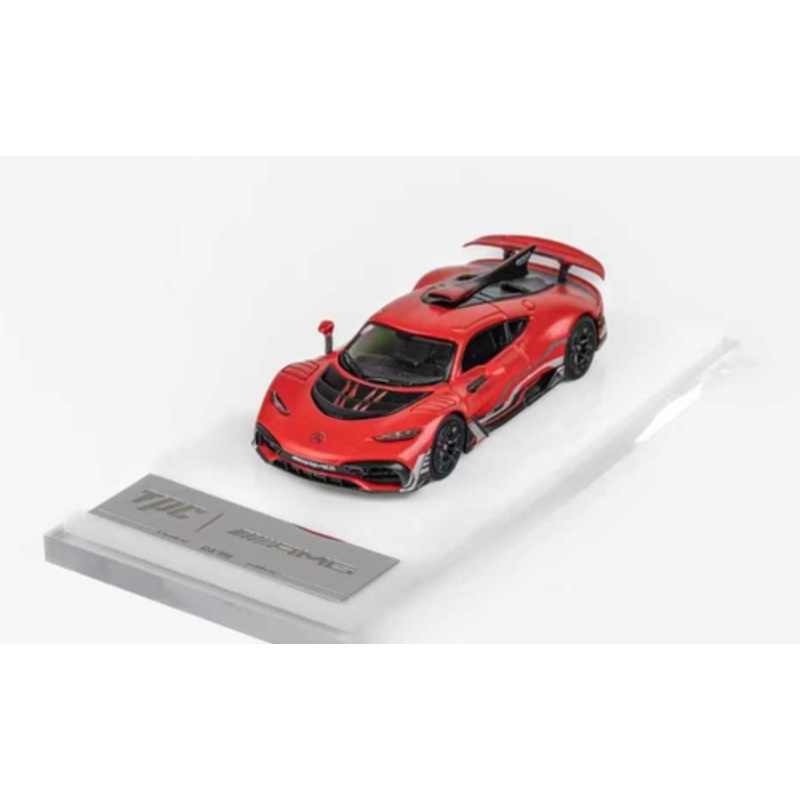 1/64 TPC Mercedes-Benz AMG ONE (Red with Grey Stripe) Diecast Car Model