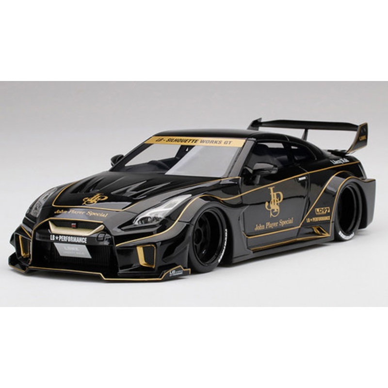 1/18 LB-Silhouette WORKS GT Nissan Skyline GT-R GTR R35 35GT-RR Ver.1  JPS Resin Car Model