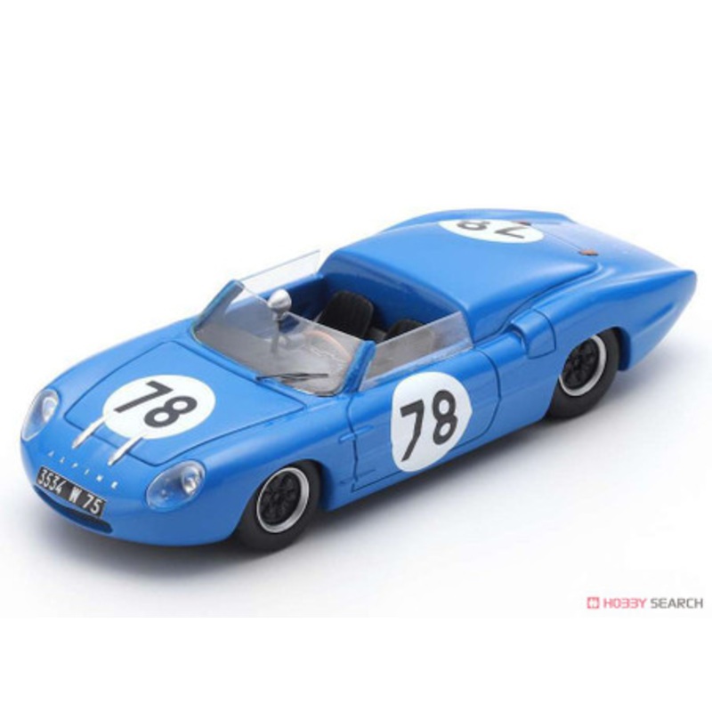 1/43 Alpine M63 Barquette No.78 3H dAuvergne 1963 Jos Rosinski Limited 300
