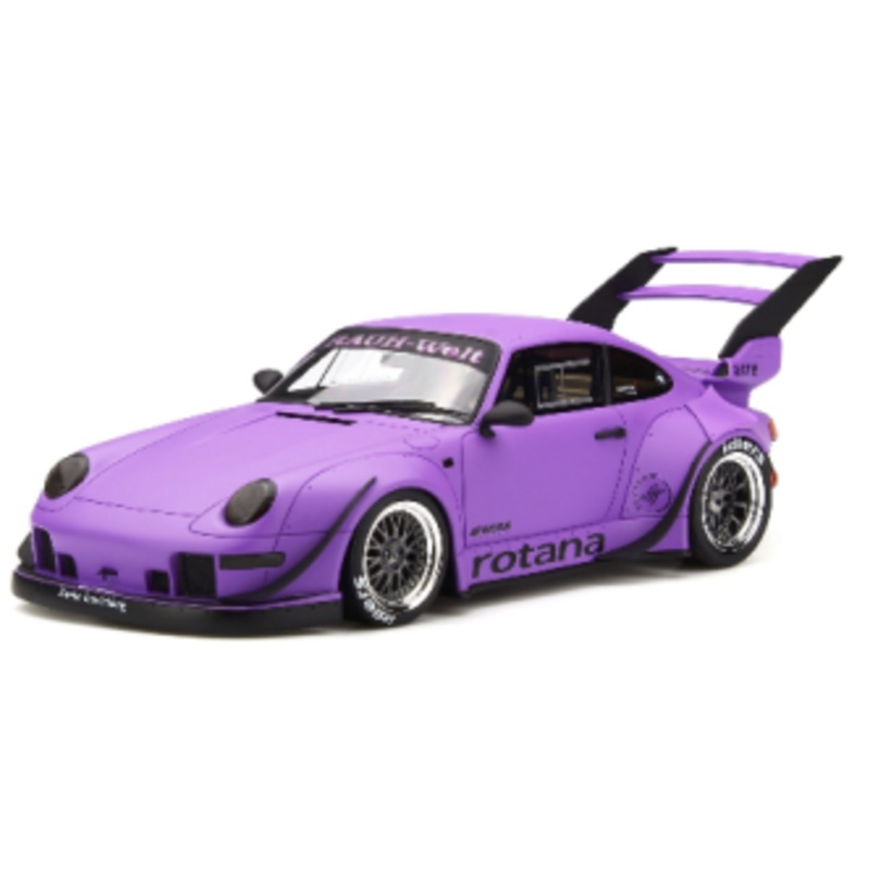 1/43 Solido 2013 Porsche 911 997 RWB Rotana Matte Purple Diecast Car Model