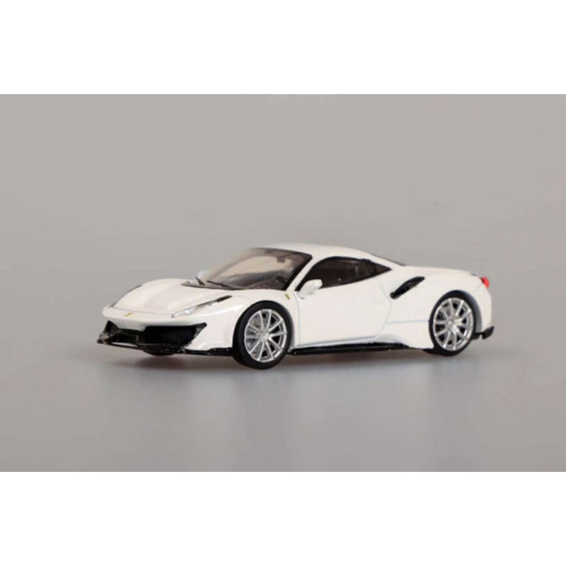 1/64 Ichiban Model Ferrari 488 Novitec (White) Diecast Car Model