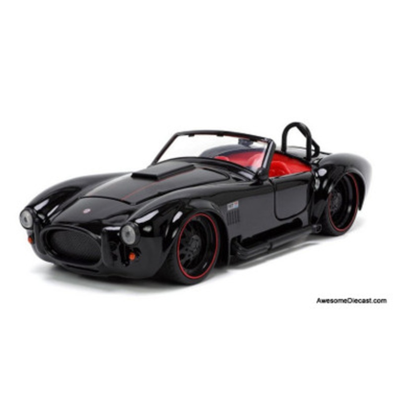 1965 Shelby Cobra 427 S/C, Black 1:24 Diecast Model Car by Jada