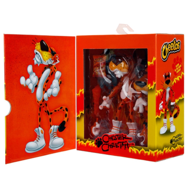 Jada 6 Cheetos Chester Cheetah Flamin Hot Crunchy Glow in Dark Action Figure