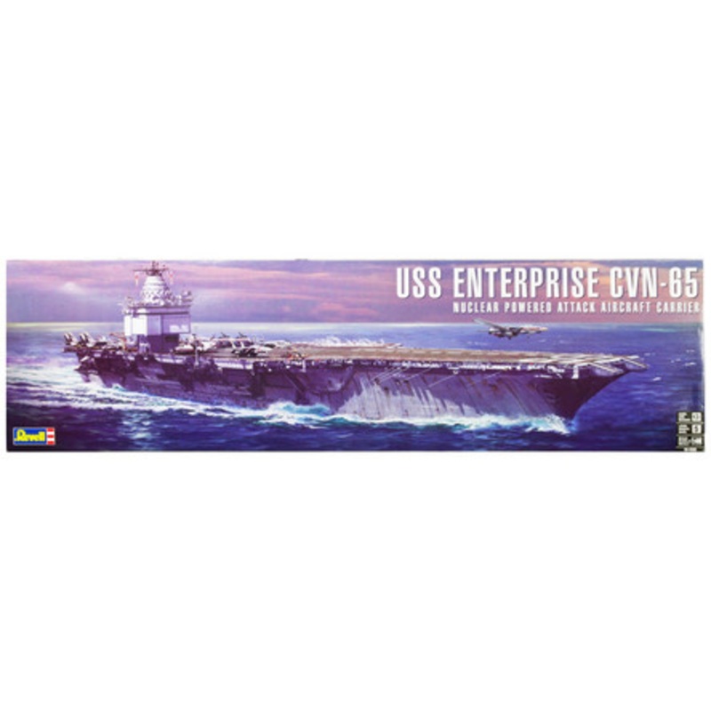 Level 5 Model Kit USS Enterprise CVN-65 Nuclear Powered Attack Aircraft Carrier 1/400 Scale Model by Revell