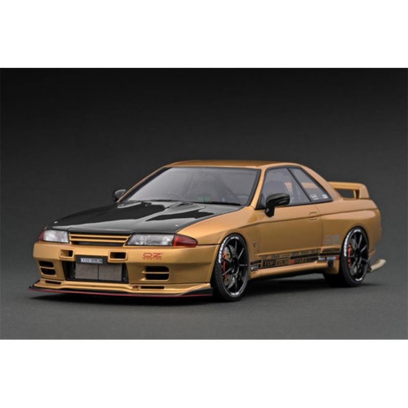 1/18 Ignition Model NIssan Skyline GT-R R32 Top Secret GT-R VR32 (Gold) Car Model