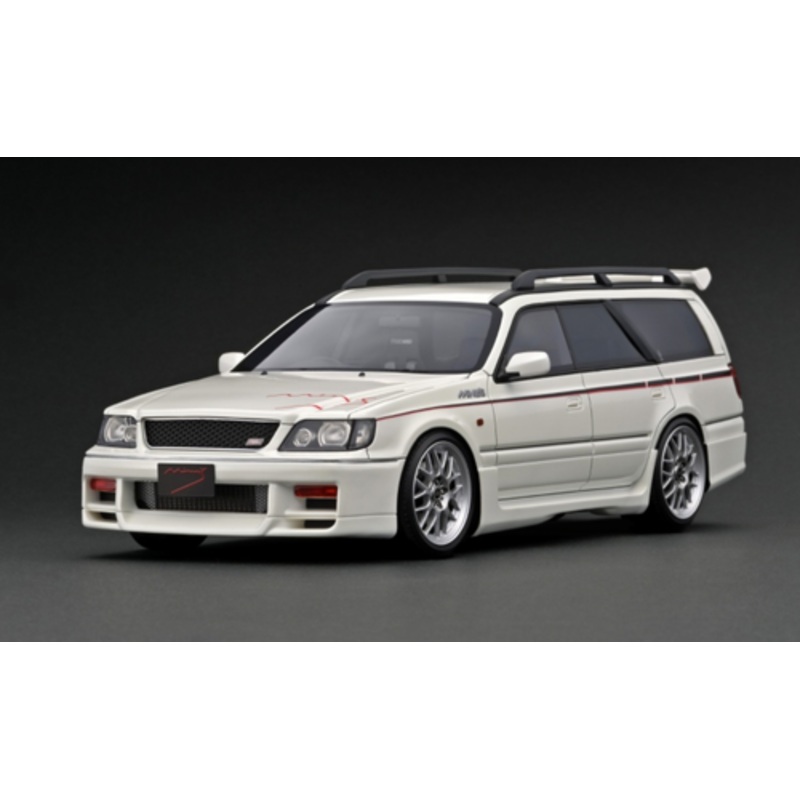 1/18 Ignition Model Nissan STAGEA 260RS (WGNC34) Pearl White