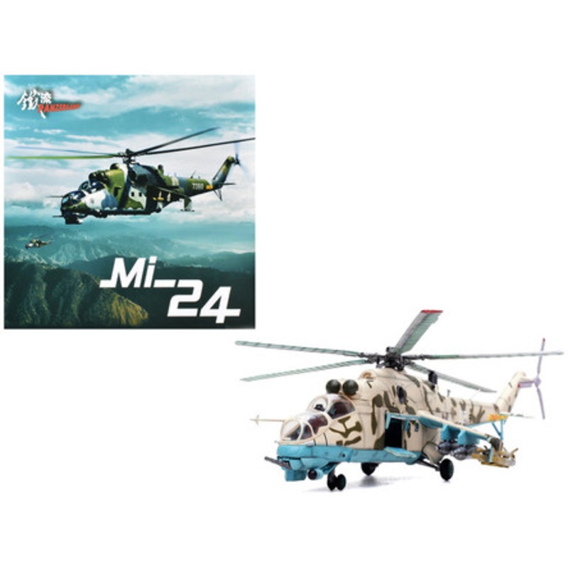 Mil Mi-24V Hind Attack Helicopter "#05 Kandahar Afghanistan" (1986) Soviet Air Force 1/72 Diecast Model by Panzerkampf