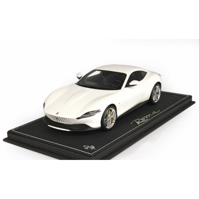 1/18 BBR Ferrari Roma (Italia White Metallic) Resin Car Model Limited 24 Pieces