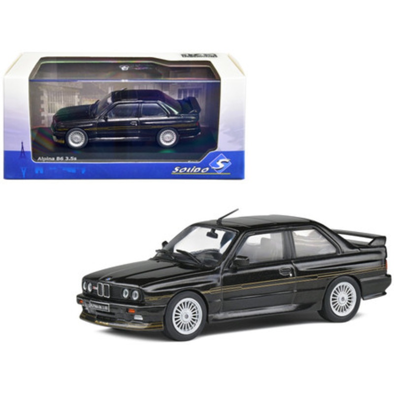 1/43 Solido 1989 BMW Alpina B6 3.5S (E30) (Black) Diecast Car Model