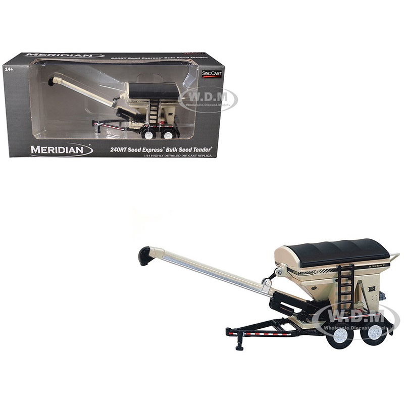 Meridian 240RT Seed Express Bulk Seed Tender Light Tan 1/64 Diecast Model by SpecCast