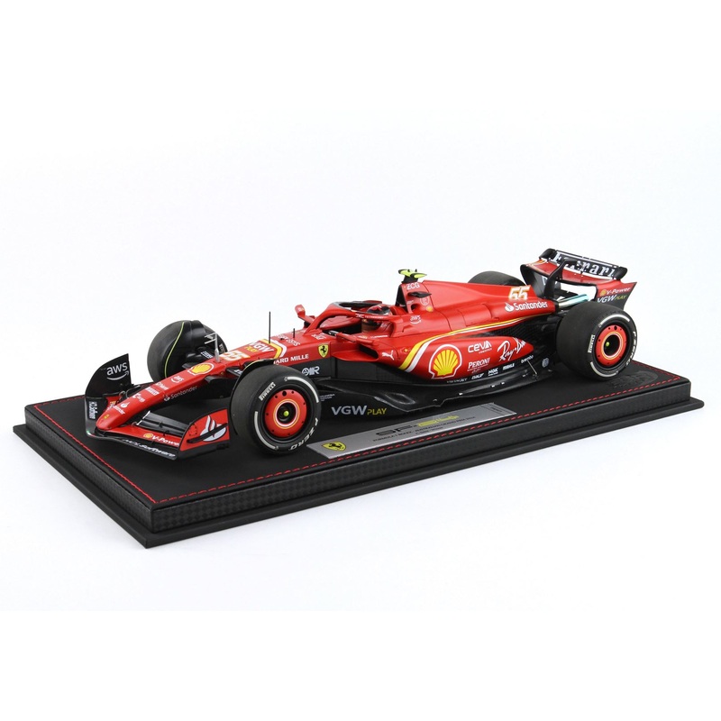 [Preorder] BBR 1:18 Ferrari SF24 Australian GP 2024 - Luxury Packaging (2 Variants) BBR241816DIE/BBR241855DIE C. Sainz - First Place