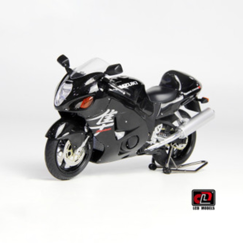 1/12 LCD Suzuki GSX-1300R Hayabusa (Black) Diecast Model