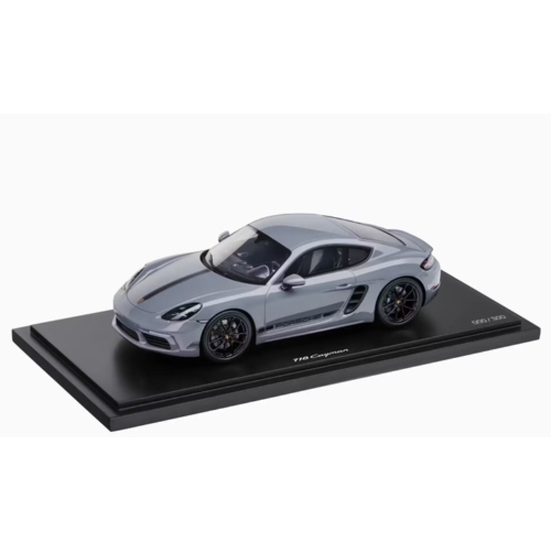 1/18 Dealer Edition 2022 Porsche 718 (982) Cayman Style Edition (Arctic Grey) Car Model