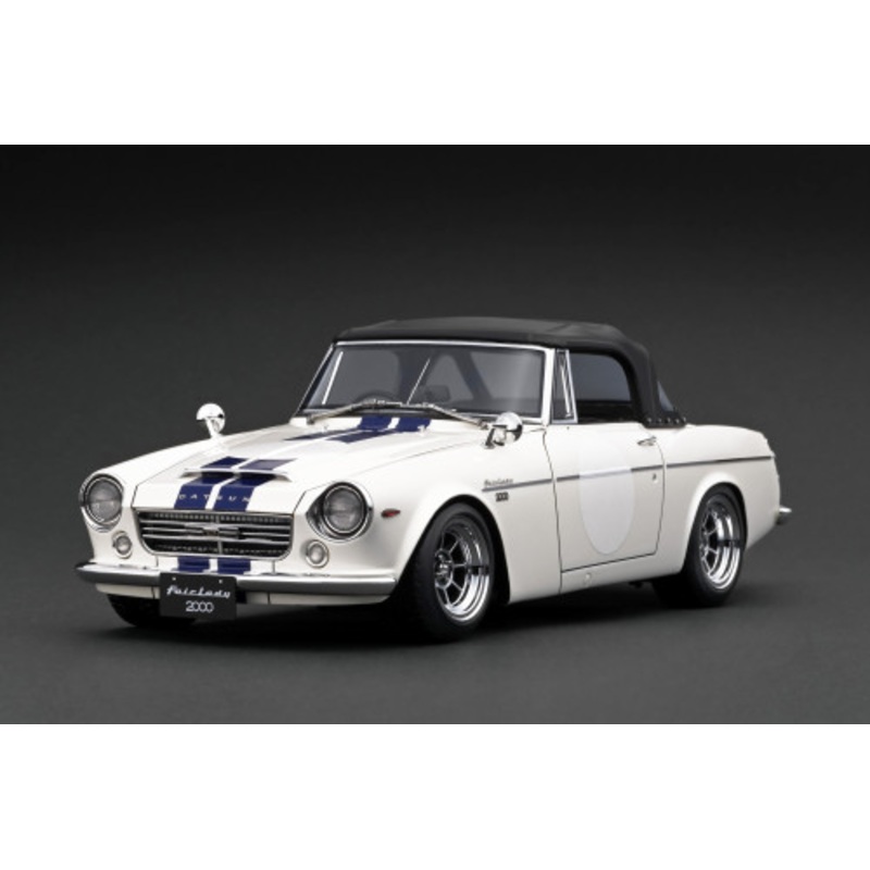 1/18 Ignition Model DATSUN Fairlady 2000 (SR311) White/Blue