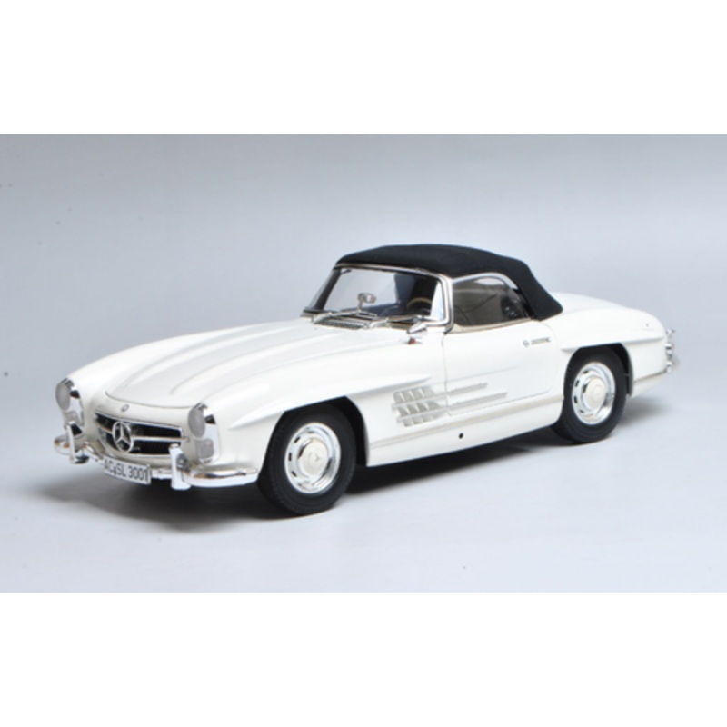 1/18 Minichamps Mercedes-Benz MB 1957 300SL 300 SL Roadster (White) Diecast Car Model Limited 504