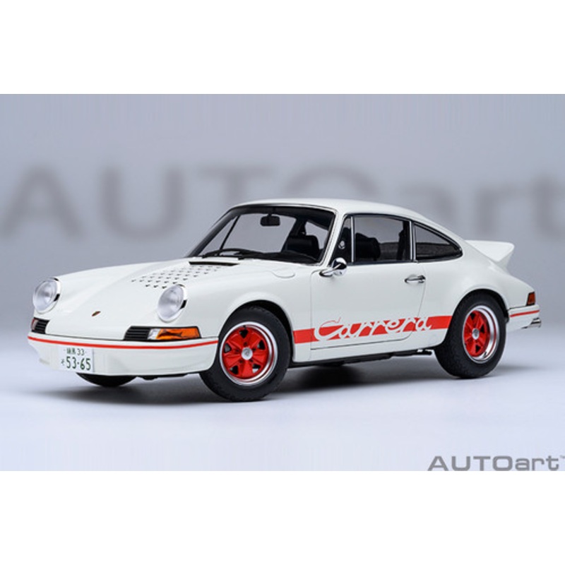 1/18 AUTOart Porsche 911 Carrera 2.7 RS Circuit Wolf (White) Car Model