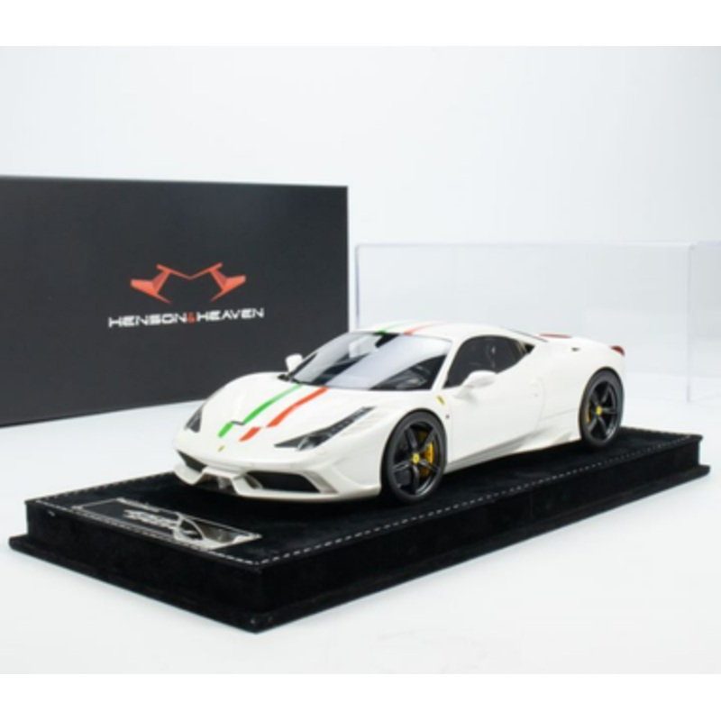 1/18 HH Model Ferrari 458 Speciale Pearl White