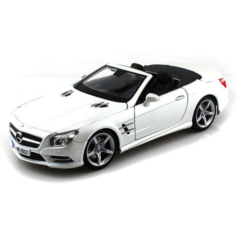 1/18 Mercedes-Benz Mercedes SL-Class SL-Klasse SL500 Convertible (White) Diecast Car Model