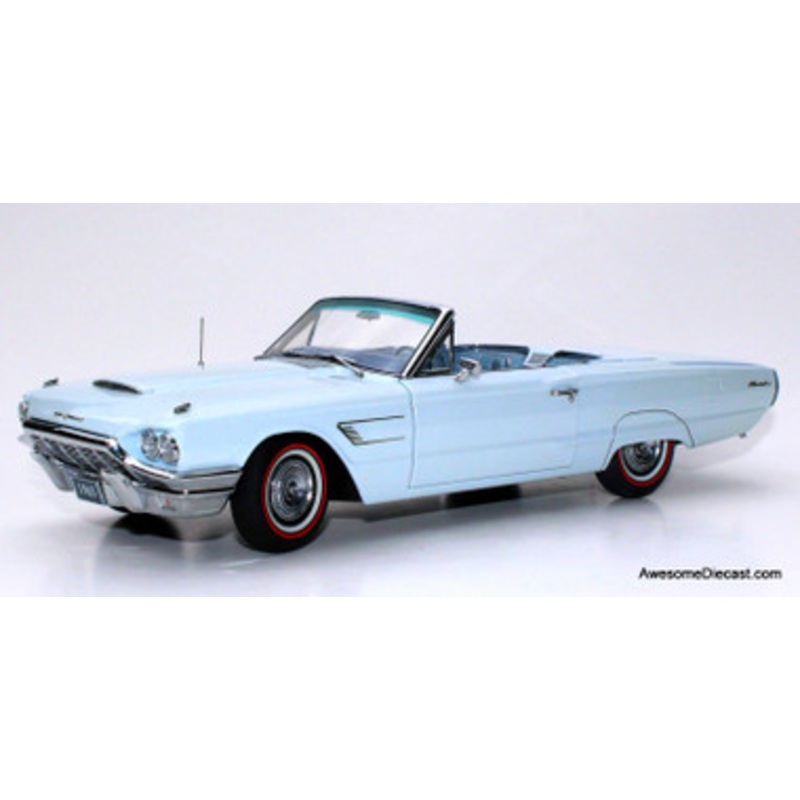 1965 Ford Thunderbird Convertible, Diamond Blue - 1:24 Diecast Car Model by Danbury Mint