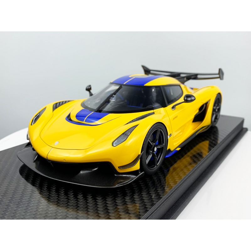 [Preorder] Frontiart 1:18 Koenigsegg Jesko 7336 Swedish Flag Yellow resin