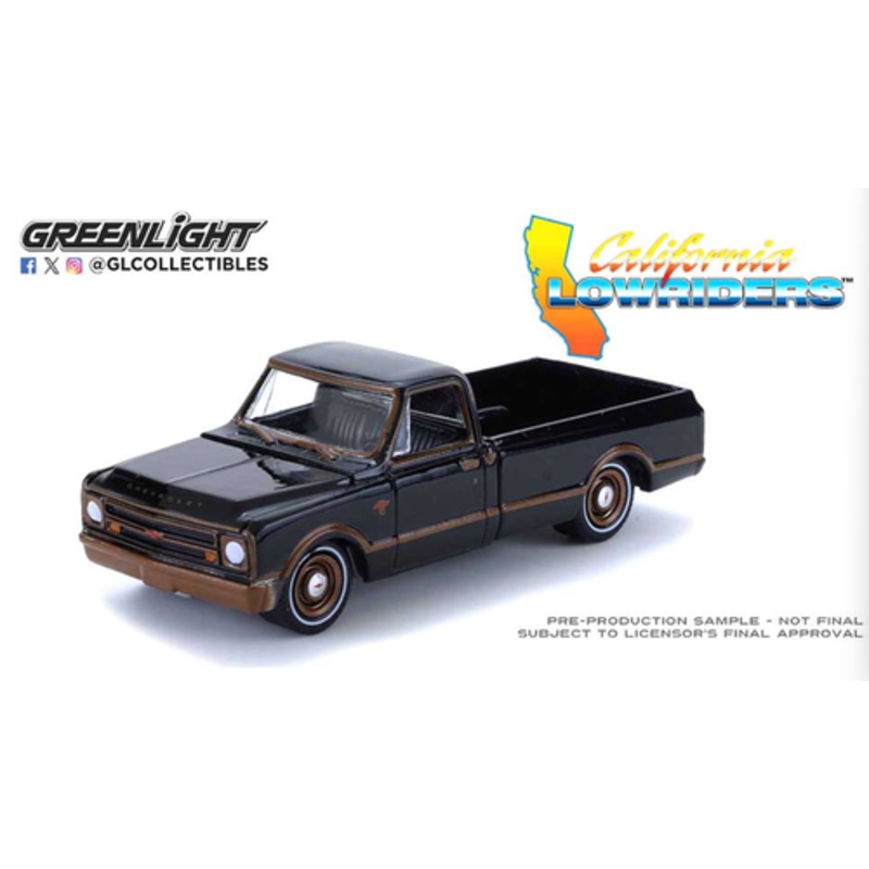 1/64 Greenlight 1972 Chevrolet C10 California Lowriders Diecast Car Model